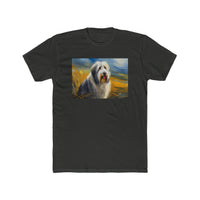 Old English Sheepdog Men's Fitted Cotton Crew Tee