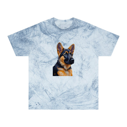 German Shepherd Puppy Unisex Color Blast T-Shirt