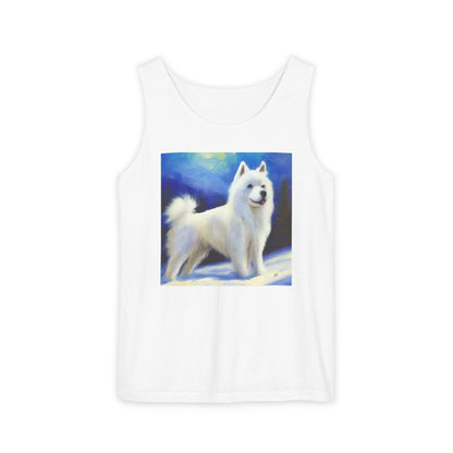 American Eskimo Dog Unisex Relaxed Fit Ringspun Cotton Tank Top