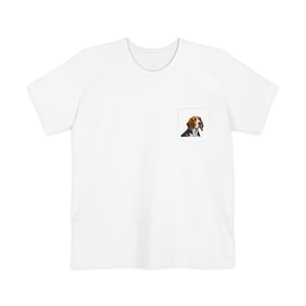 American English Coonhound Unisex Pocket T-shirt
