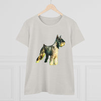 Schnauzer Women's Midweight Cotton Tee