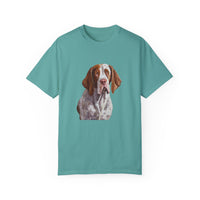 Bracco Italiano Unisex Relaxed Fit Garment-Dyed T-shirt