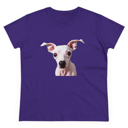 American Hairless Terrier Women's Midweight Cotton Tee