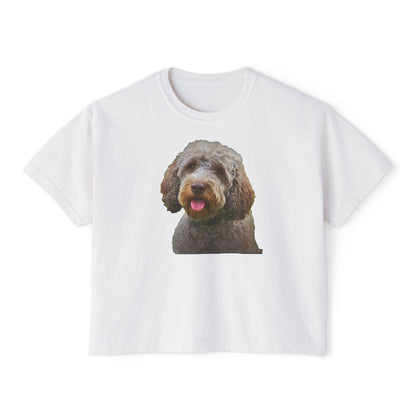 Lagotto Romagnolo 'Italian Truffle Dog' Women's Boxy Tee