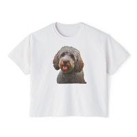 Lagotto Romagnolo 'Italian Truffle Dog' Women's Boxy Tee