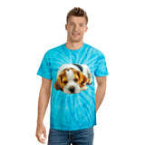 English Foxhound 'Sasha' Unisex Cotton Tie-Dye Tee, Cyclone