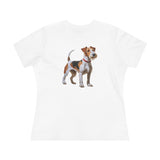 Wire Fox Terrier Women's Relaxed Fit Cotton Tee