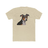 Teddy Roosevelt Terrier - Men's Fitted Cotton Crew Tee