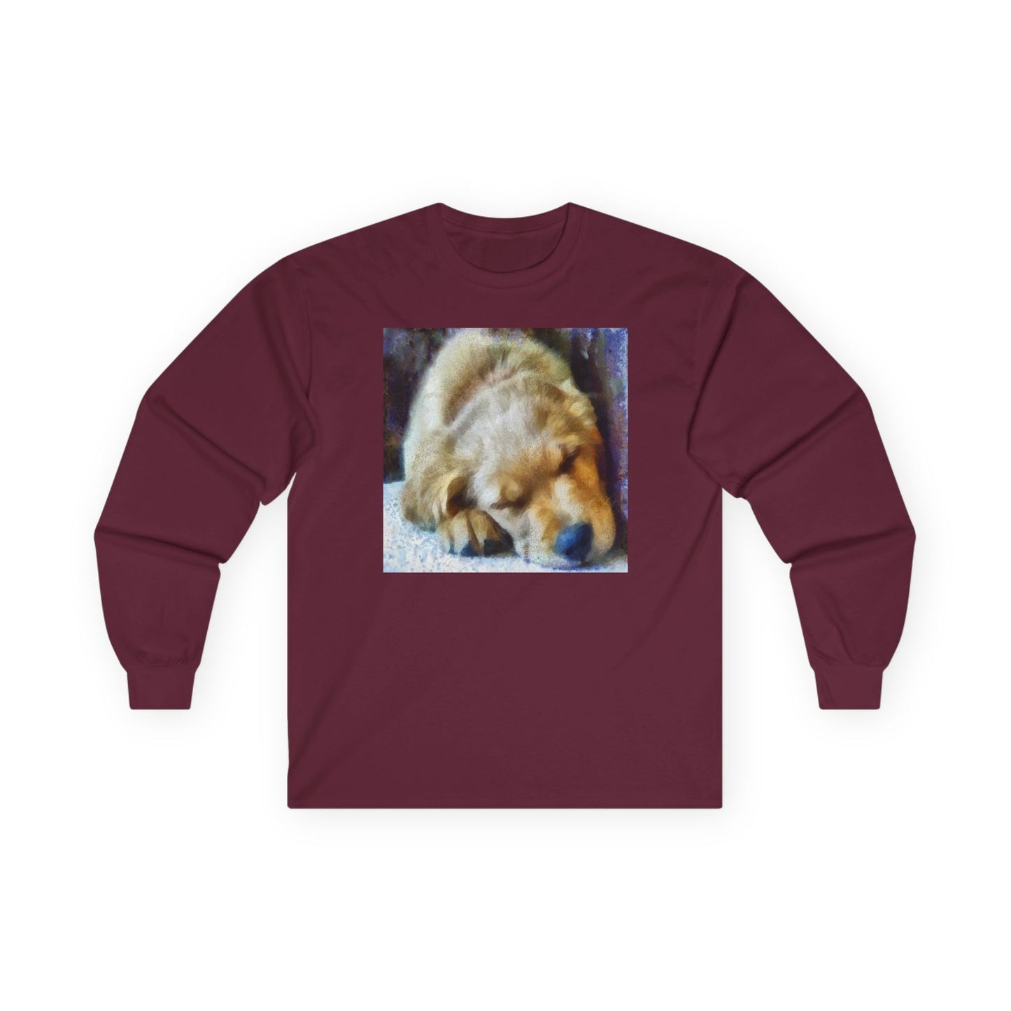 Golden Retriever Zuko Unisex Cotton Long Sleeve Tee