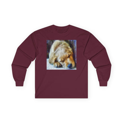Golden Retriever Zuko Unisex Cotton Long Sleeve Tee