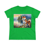 Shiba Inu Women's Midweight Cotton Tee