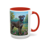 Treeing Tennessee Brindle Ceramic Accent Coffee Mug  - 2 Sizes