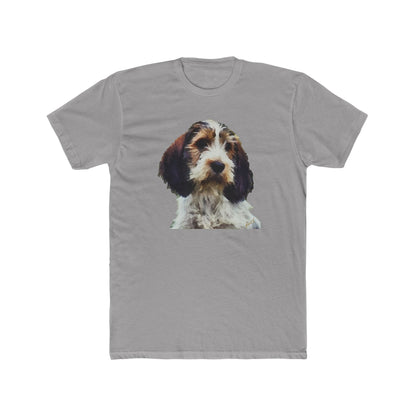 Petit Basset Griffon Vendéen Men's Fitted Cotton Crew Tee