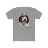 Petit Basset Griffon Vendéen Men's Fitted Cotton Crew Tee