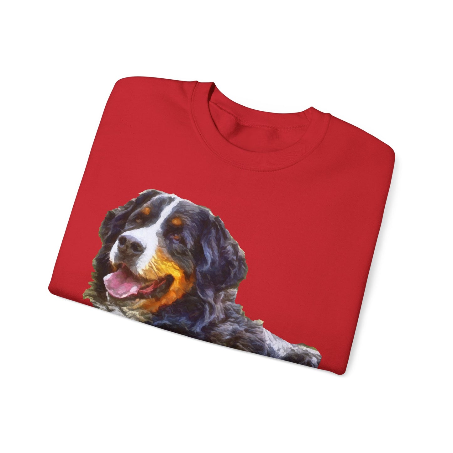 Bernese Mountain Dog Unisex 50/50 Crewneck Sweatshirt