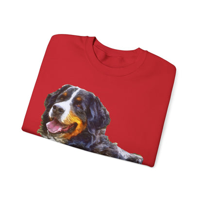 Bernese Mountain Dog Unisex 50/50 Crewneck Sweatshirt
