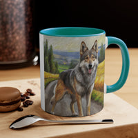 Czechoslovakian Vlcak 'Wolfdog' 11oz Ceramic Accent Mug