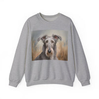 Scottish Deerhound 50/50  Crewneck Sweatshirt