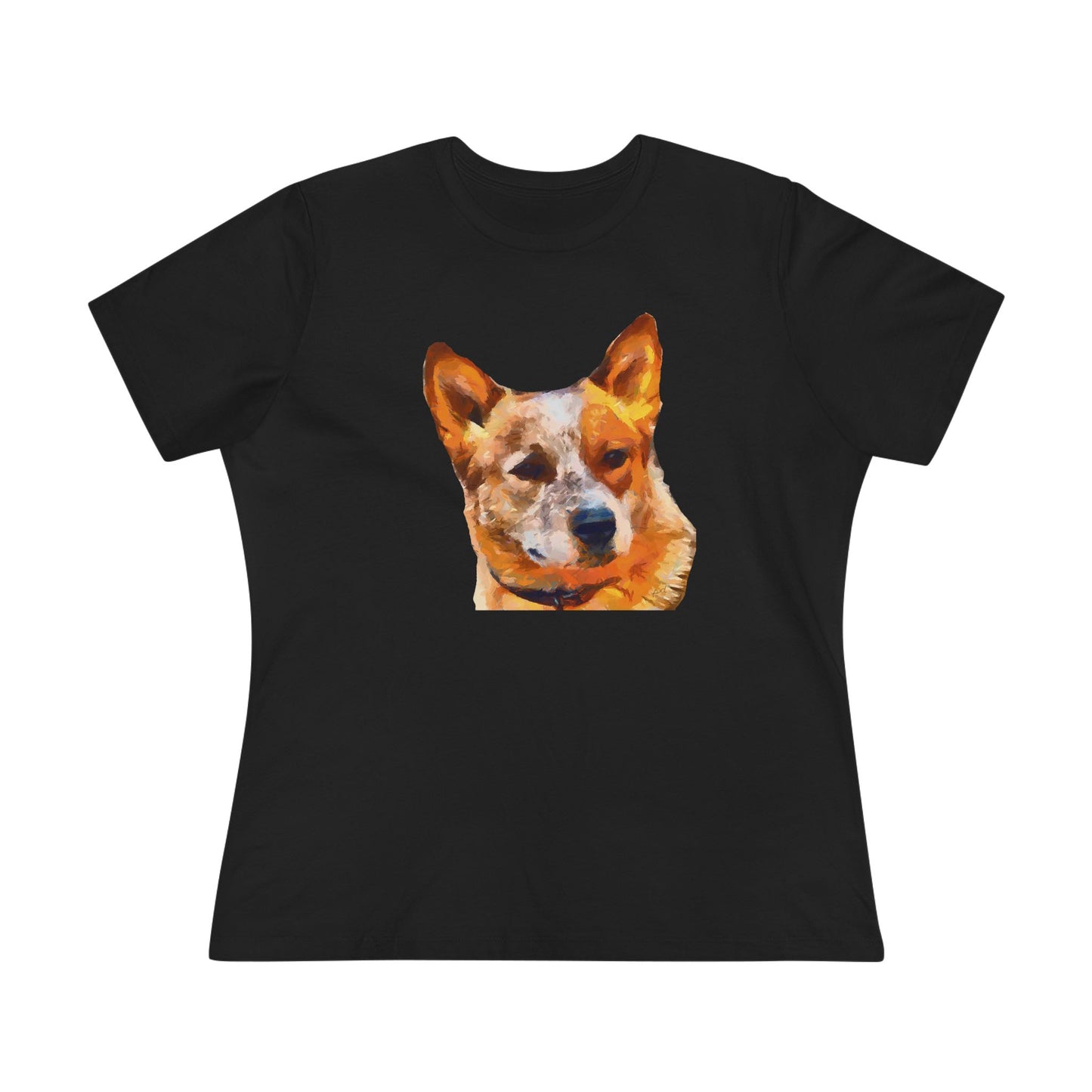 Red Heeler - Australian Cattle Dog Women's Relaxed Fit Cotton Tee