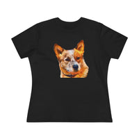 Red Heeler - Australian Cattle Dog Women's Relaxed Fit Cotton Tee