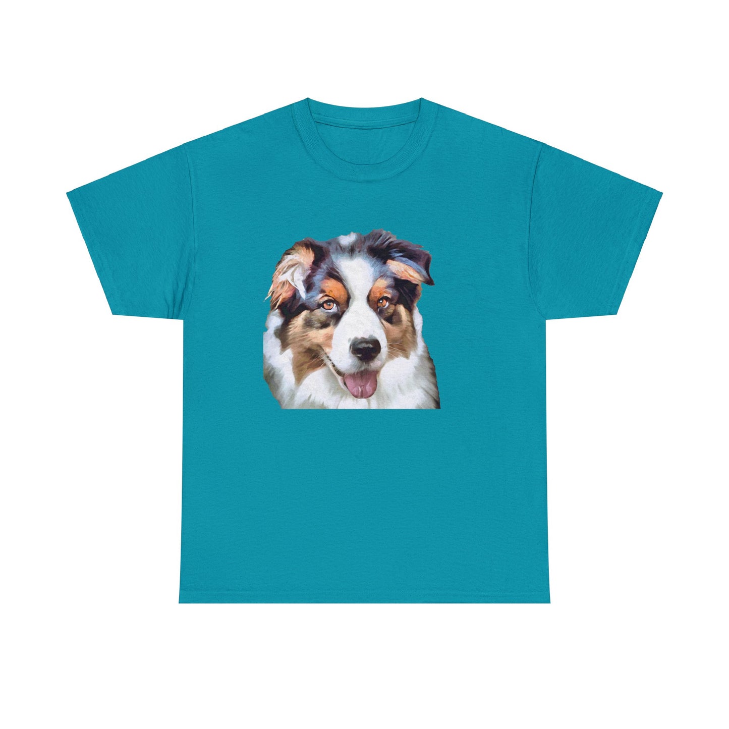 Australian Shepherd - Blue Merle - Classic Unisex Heavy Cotton Tee
