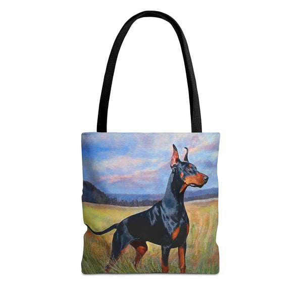 Doberman Dog Art Tote Bag - Stylish and Functional for Pet Lovers