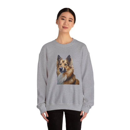 Icelandic Sheepdog Unisex 50/50 Crewneck Sweatshirt