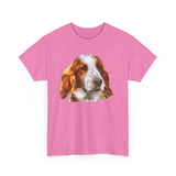 Irish Red & White Setter Unisex Heavy Cotton Tee