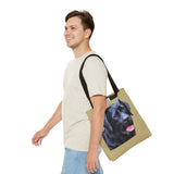 Black Labrador Retriever - Spun Polyester Tote Bag - 3 Sizes