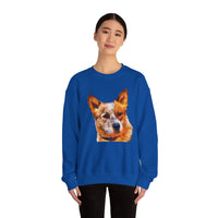 Red Heeler - Australian Cattle Dog - Unisex 50/50 Crewneck Sweatshirt
