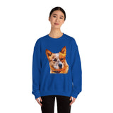 Red Heeler - Australian Cattle Dog - Unisex 50/50 Crewneck Sweatshirt