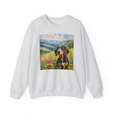 Black & Tan Coonhound Unisex 50/50 Crewneck Sweatshirt
