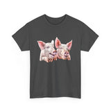 Pigs - 'A Jowly Good Time' Unisex Heavy Cotton Tee