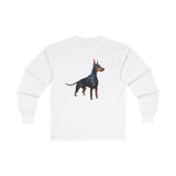 Doberman Pinscher Unisex Classic Cotton Long Sleeve Tee