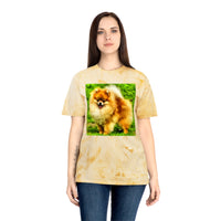 Pomeranian 'Pom Pom' Unisex Color Blast T-Shirt