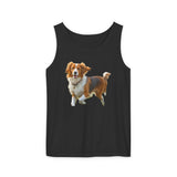 Nederlandse Kooikerhondje  Unisex Garment-Dyed Tank Top