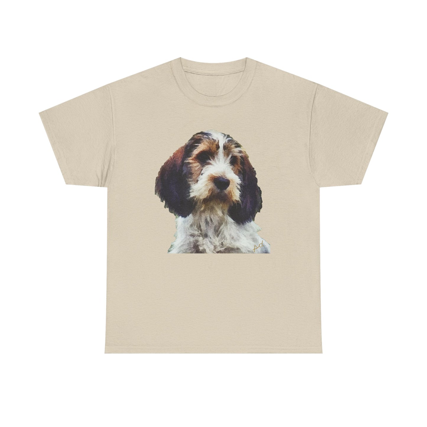 Petit Basset Griffon Unisex Heavy Cotton Tee