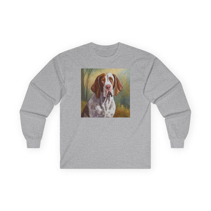 Bracco Italiano Unisex Cotton Long Sleeve Tee