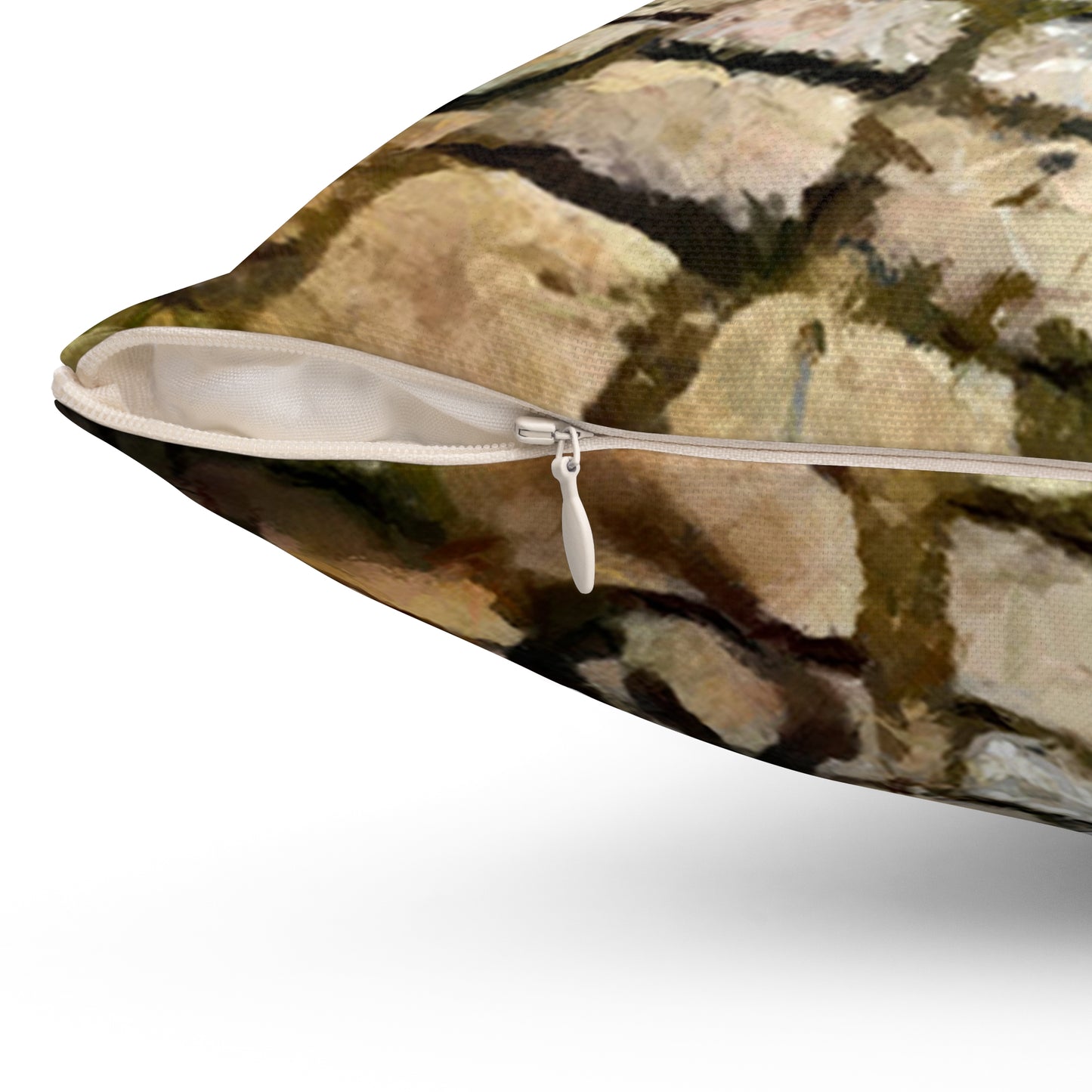Night Cat Prowling - Spun Polyester Throw Pillow