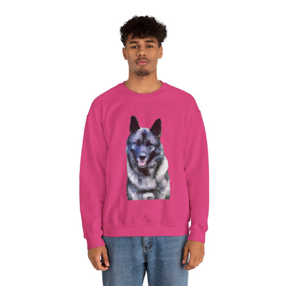 Norwegian Elkhound - Unisex 50/50 Crewneck Sweatshirt
