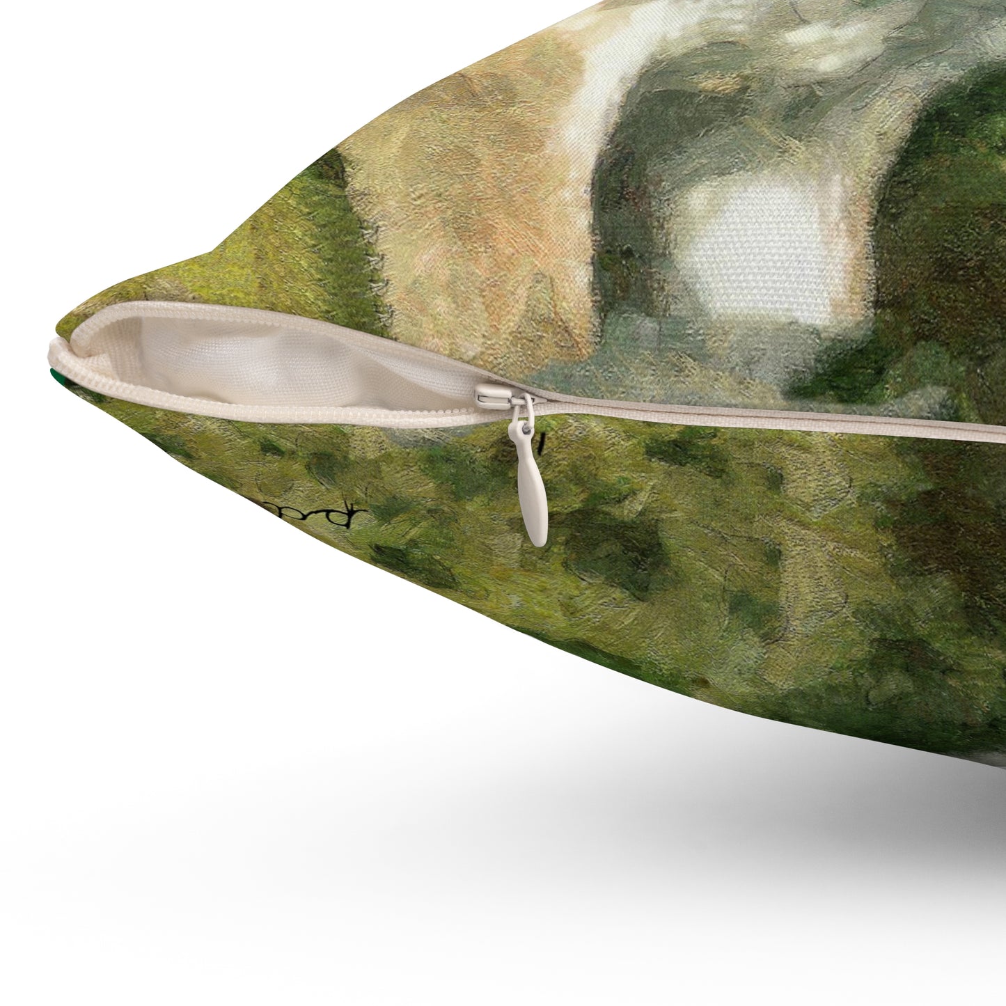 Jersey Calf Spun Polyester Throw Pillow