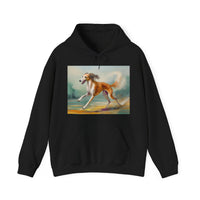 Saluki Unisex 50/50 Hooded Sweatshirt