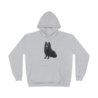 Schipperke Unisex Dog Lover  Fleece Lined Hoodie