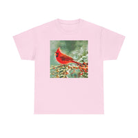 Winter Cardinal Classic Heavy Cotton Tee