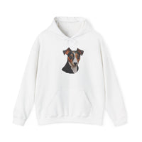 Teddy Roosevelt Terrier Unisex 50/50 Hooded Sweatshirt