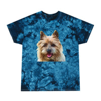 Cairn Terrier 'Toto' Unisex Tie-Dye Tee, Crystal