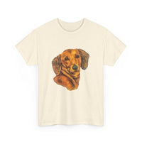 Dachshund 'Doxie #1' Unisex Heavy Cotton Tee