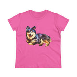 Finnish Lapphund Women's Midweight Cotton Tee