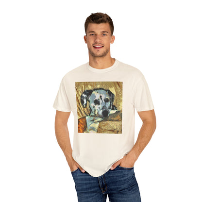 Dalmatian 'Breakfast Time' Unisex Relax Fit Garment-Dyed T-shirt
