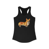 Elegant Pembroke Welsh Corgi Women's Racerback Tank